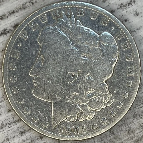 1901 Morgan Silver Dollar Uncertified Circulated Fine Plus Condition