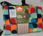 Ozark Trail Tent Rug Blanket 60" x 70" Outdoor Foldable Adjustable Strap NWT's