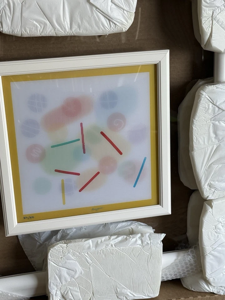 NUEVO Yaacov Agam “Happy Days” Holográfico y Lenticular Múltiple en 4D Firmado-COA Foto 2 de 4