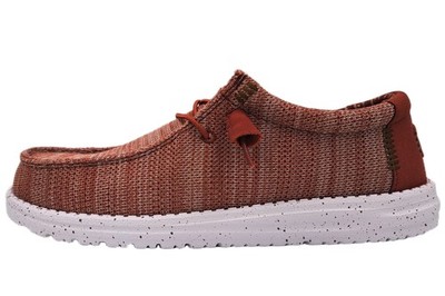 Hey Dude Wally Stretch Schuhe Rot 41898-7BI Herren Schuhe