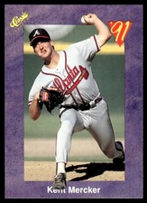 1991 Classic Game Purple Kent Mercker Atlanta Braves #67