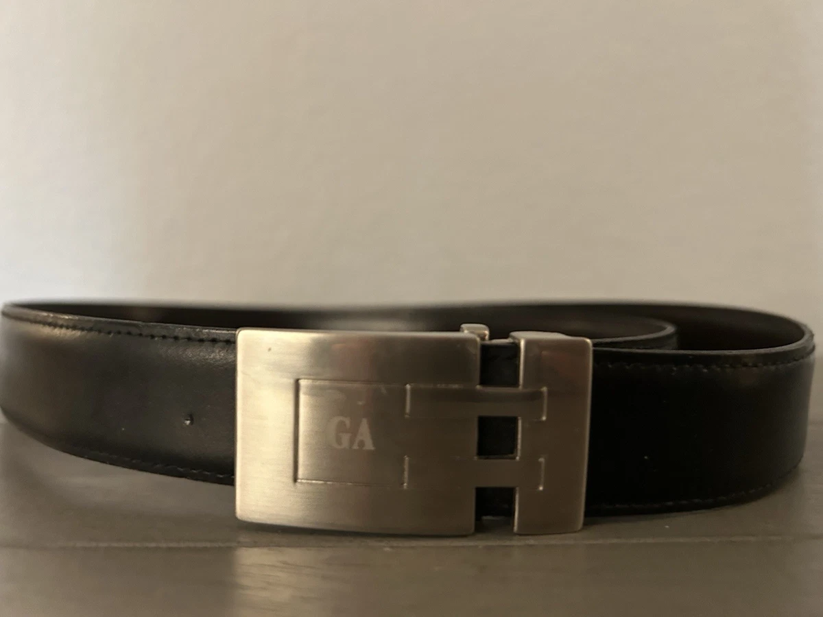 Giorgio Armani Vintage Black Suede Leather Detail Fashion Belt Size 32 Vintage Giorgio Armani Python Belt – Dovetail main image 3