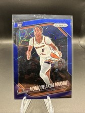 2025 Panini Prizm WNBA #98 Monique Akoa-Makani Blue Velocity Prizm RC Mercury 