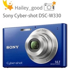 Sony Cyber-shot DSC-W330 14.1MP 4x Optical Zoom Digital Camera w/ 3" LCD Tested