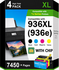 936XL Compatible Ink Cartridges For HP 936e OfficeJet Pro 9125e 9135e 9730e 9135