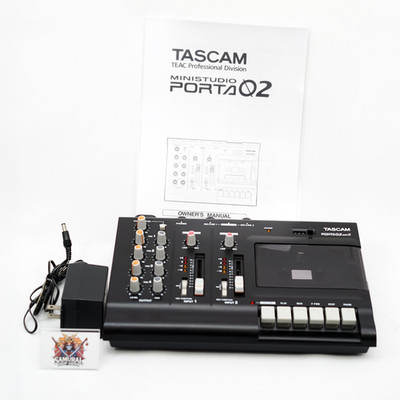 Tascam Porta02 MKII Ministudio 4-Spur Kassettenrekorder Analog Getestet Japan