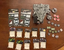Star Wars Armada Board Game Imperial Light Carrier Expansion FFG COMPLETE