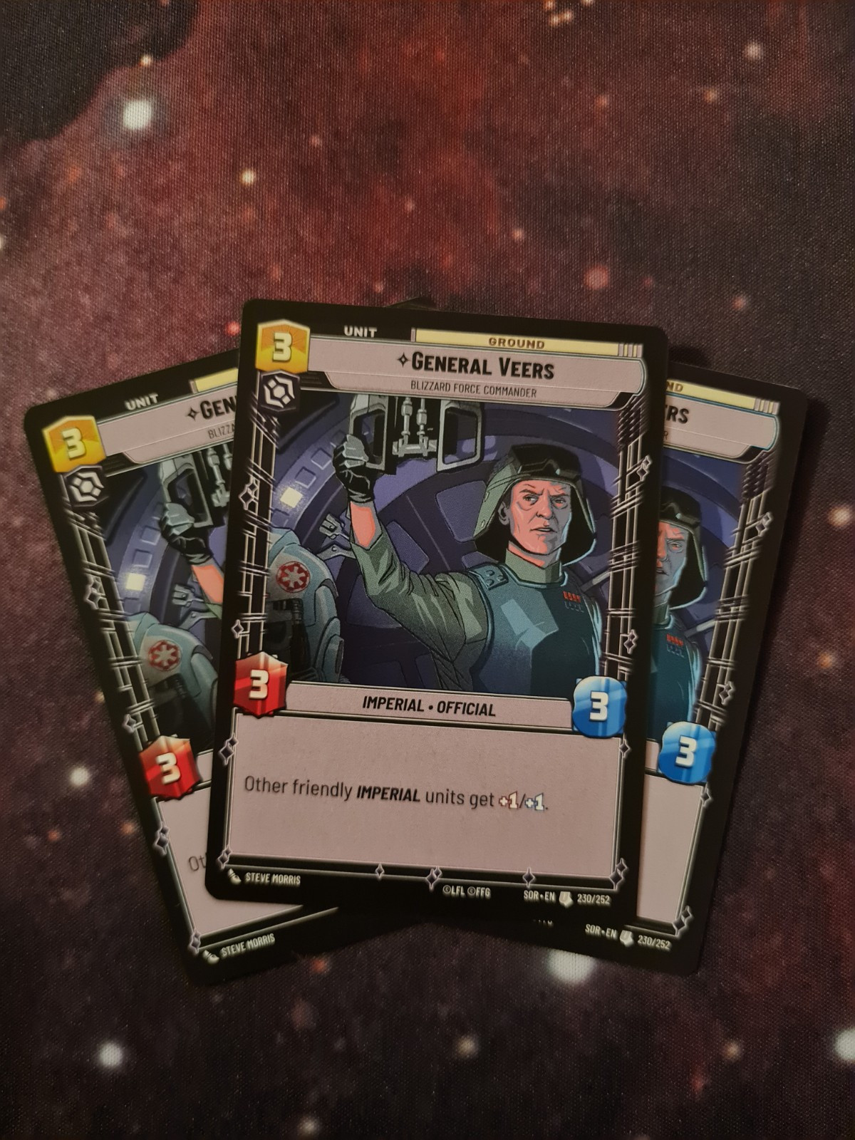 Star Wars Unlimited SWU Uncommon General Veers playset