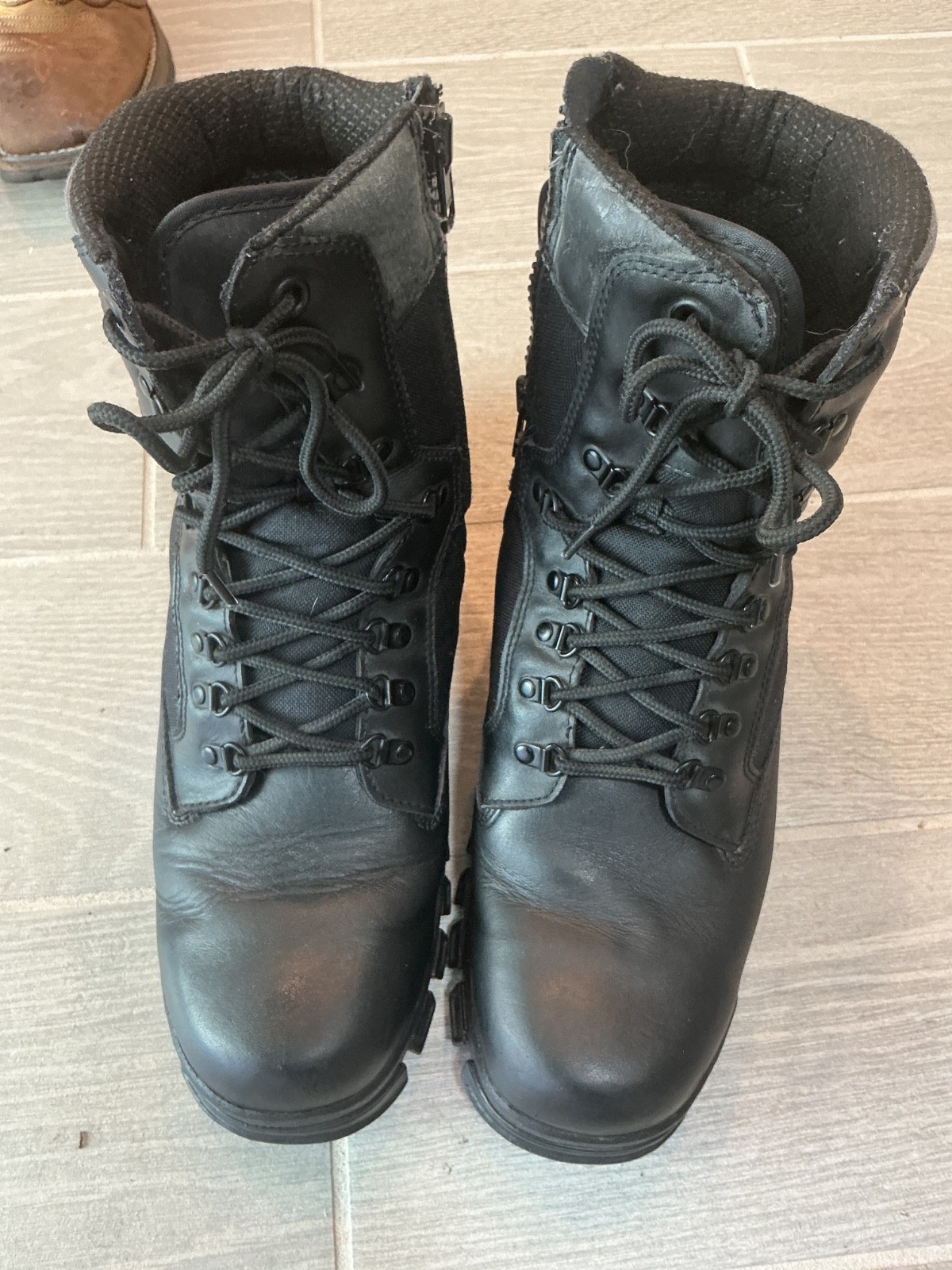 Bates Enforcer Series Tactical Black Leather Combat Boots Sz