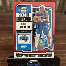 2023-24 Panini Contenders Optic - Season Ticket Paolo Banchero #97 Red Prizm