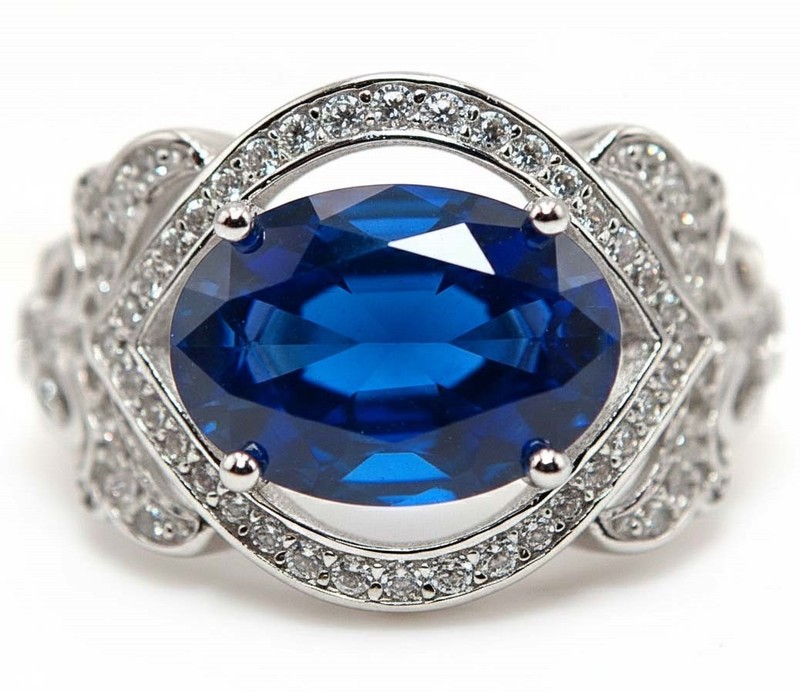 6CT Heat Treated Kyanite 925 Sterling Silver Ring Jewelry Sz 6 F8-9