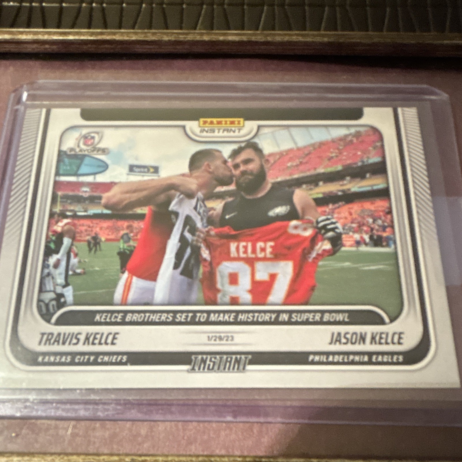 2022 Panini Instant NFL - Travis Kelce, Jason Kelce #218