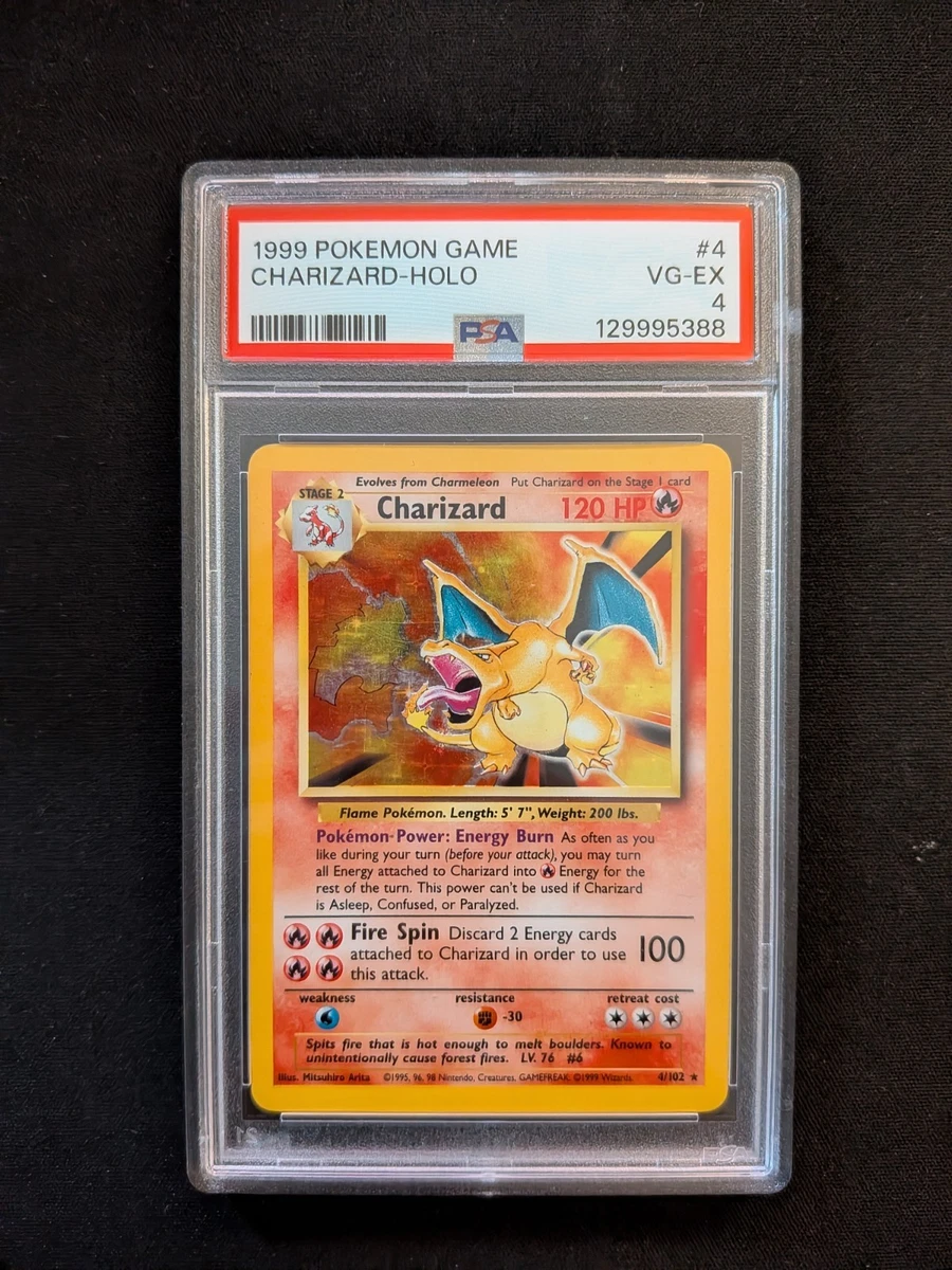 Pokémon TCG Grade 4 Charizard Individual Collectible Card Game