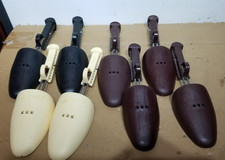 VTG Lot 4 Shu-Tree Shoe Stretchers Adjustable Plastic Shoe Tree Stretcher USA 