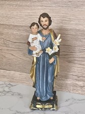 St  Saint Joseph Florentine Resin Statue Religious Gift 8" / 200mm Catholic