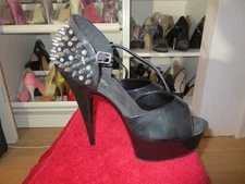 7" Hot Pink Clear Platform Heels Stripper Pole Exotic Dancer Shoes Pleaser Strap