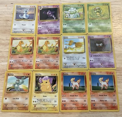Lot of 26  Early Vintage Pokemon, Some 1st, 1995, 96, 98 Nintendo /102.  M336