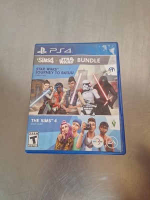 PS4 The Sims 4 Plus Star Wars Journey to Batuu Bundle -VERY GOOD!