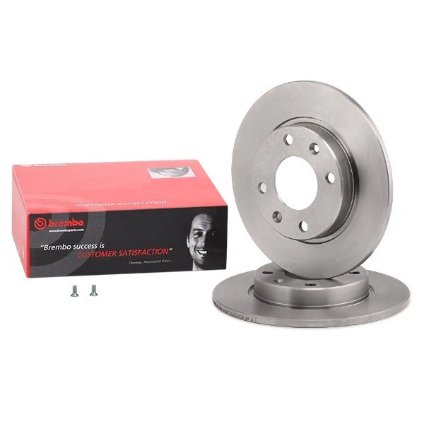 2x BREMBO 08.2985.10 Disque de frein convient pour PEUGEOT 206 Schrägheck (2A/C) - Photo 3/4