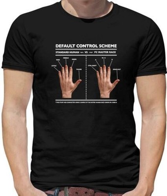 PC Master Race Hand Mens T-Shirt - Gamer - Gaming - Nerd - Computer - Game
