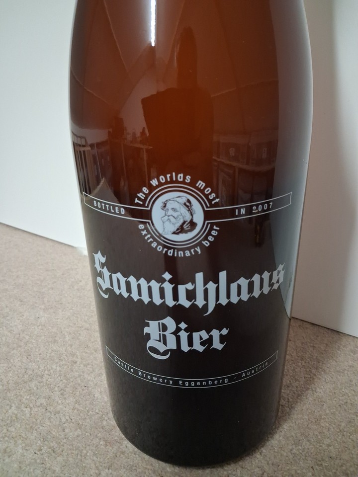 Samichlaus Bier 3L Empty Beer Bottle, Castle Brewery Eggenberg Austria ...