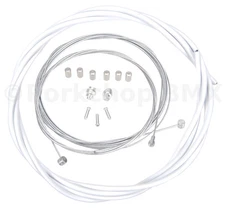 ACS Rotor Freestyle Bicycle Brake Cable Kit for BMX/MTB - WHITE