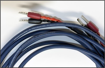 AUDIOQUEST SPEAKER CABLES • 9FT PAIR • HYPERLITZ QUAD HELIX • CF
