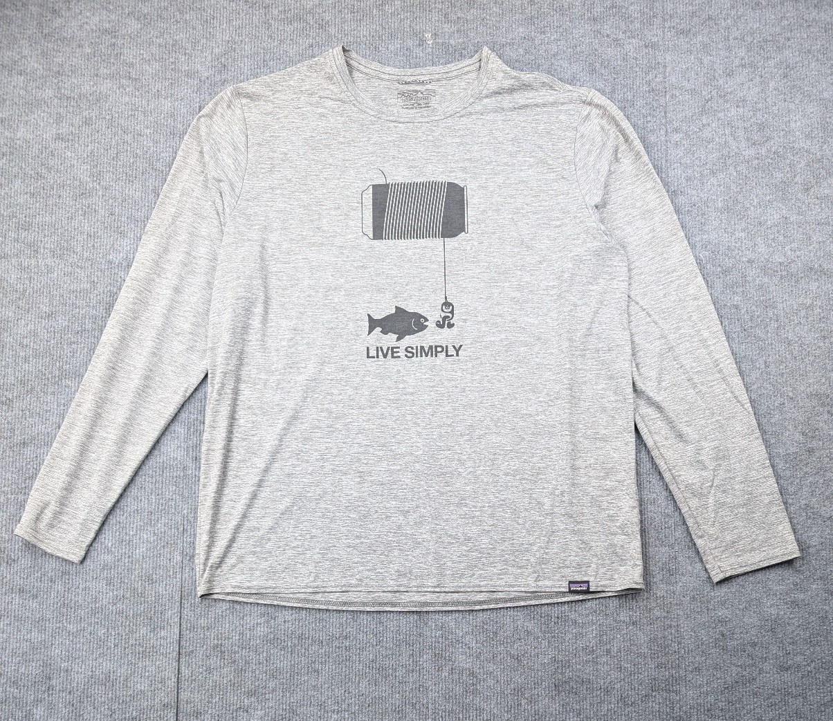 Patagonia Capilene Cool Shirt Mens Large Outdoor Hiking Utility Layering Graphic