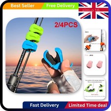 1pair Fishing Rod Holder Straps Pole Clips Protective Fishing Rod Fixed Portable
