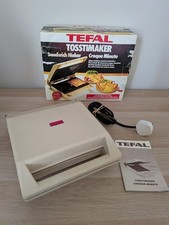 Vintage TEFAL Sandwich toaster Tosstimaker  Original Box + amazing booklet