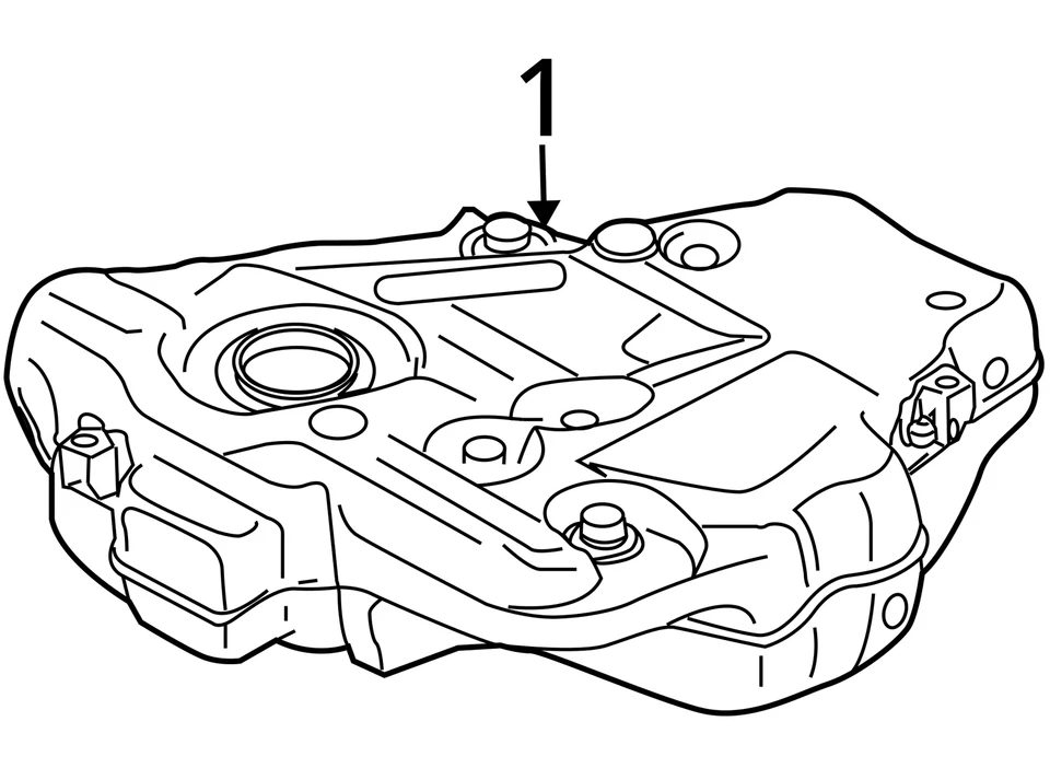 Fuel Tank Base Hatchback Fits 10-14 GOLF 861145 Foto 3 de 4