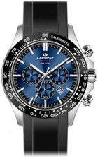 LORENZ Cronografo Professional 26175LL Orologio Uomo Gomma Blu Sub100 m