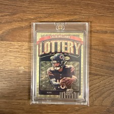 2024 Panini Contenders Optic Lottery Ticket Caleb Williams Rookie Bears 1/1