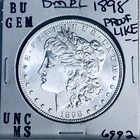 1898 BU GEM MORGAN SILVER DOLLAR UNC MS+++ U.S. MINT RARE COIN 6992