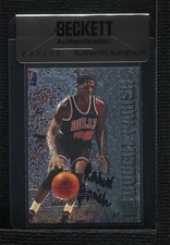 BAS 1996-97 Fleer Metal Robert Parish #159 Seal of Authenticity Auto HOF 3c7