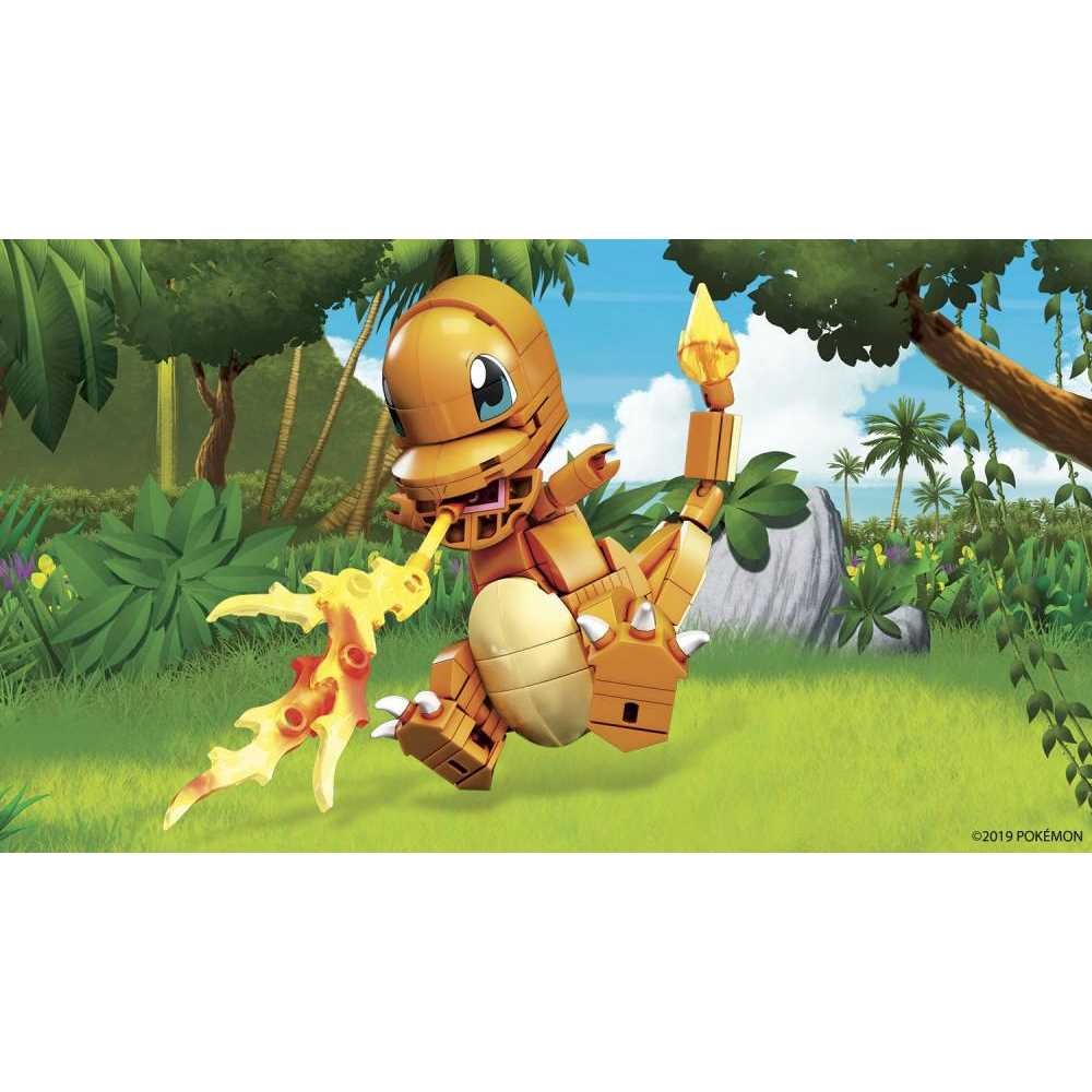 MEGA POKMON - detailgetreue und feuerspeiende Glumanda-Figur zum Zusammenbauen 6790₽