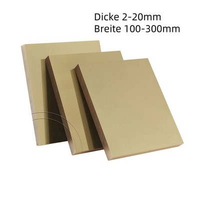 Tin Bronze Blech Platte Metallplatte 2mm bis 20mm Dicke, 100mm bis 300mm Breite