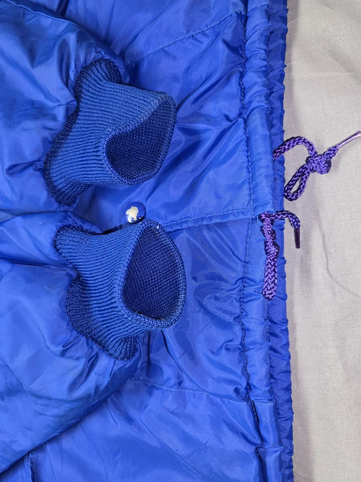 Vintage Pepsi Jacket Mens Large Blue Hilton Active Apparel Snap Front USA 80s - Image 3 of 4