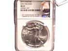 NGC 2016 MS69 ASE EAGLE LABEL EARLY RELEASE