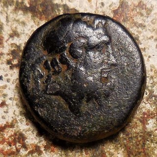 Lydia Blaundos. 2nd 1st Century BC. Zeus / Hermes Holding Kerykeion
