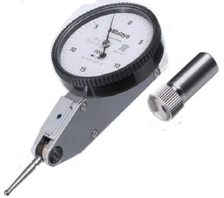 Mitutoyo 513-402-10T Horizontal Dial Test Indicator, Full Standard Set, 0.03"