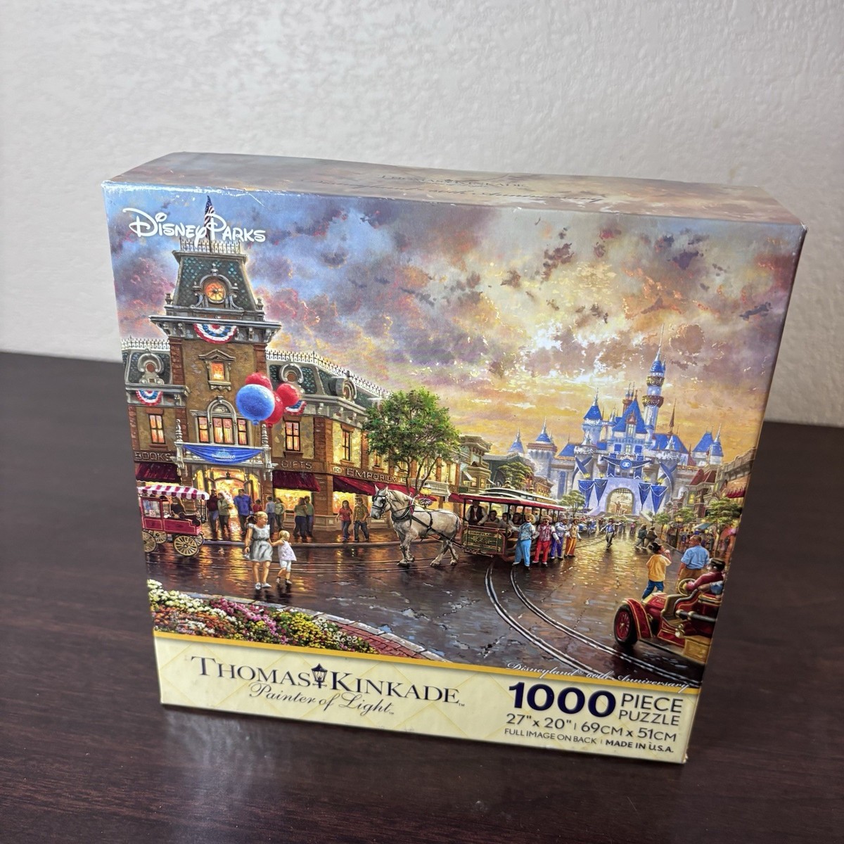 Thomas Kinkade Disney Parks Disneyland 60th Anniversary 1000 Piece