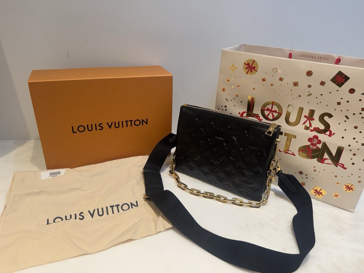 【SALE】LOUIS VUITTON/COUSSIN PM BAG/クッションPMバッグ2Way Louis Vuitton Coussin Shoulder Bag PM Black Leather for sale