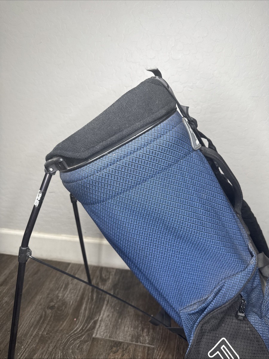 Vintage Karsten Ping Hoofer Blue/Black Golf Stand Bag 4-Way