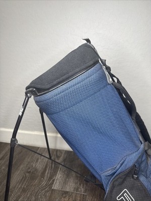 Vintage Karsten Ping Hoofer Blue/Black Golf Stand Bag 4-Way