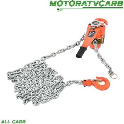 ALL-CARB G80 Manual Lever Chain Hoist, 3T 6600 lbs Capacity Lifting height 20ft