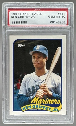 08148988 Ken Griffey Jr 1989 Topps Traded #41T Rookie RC PSA 10