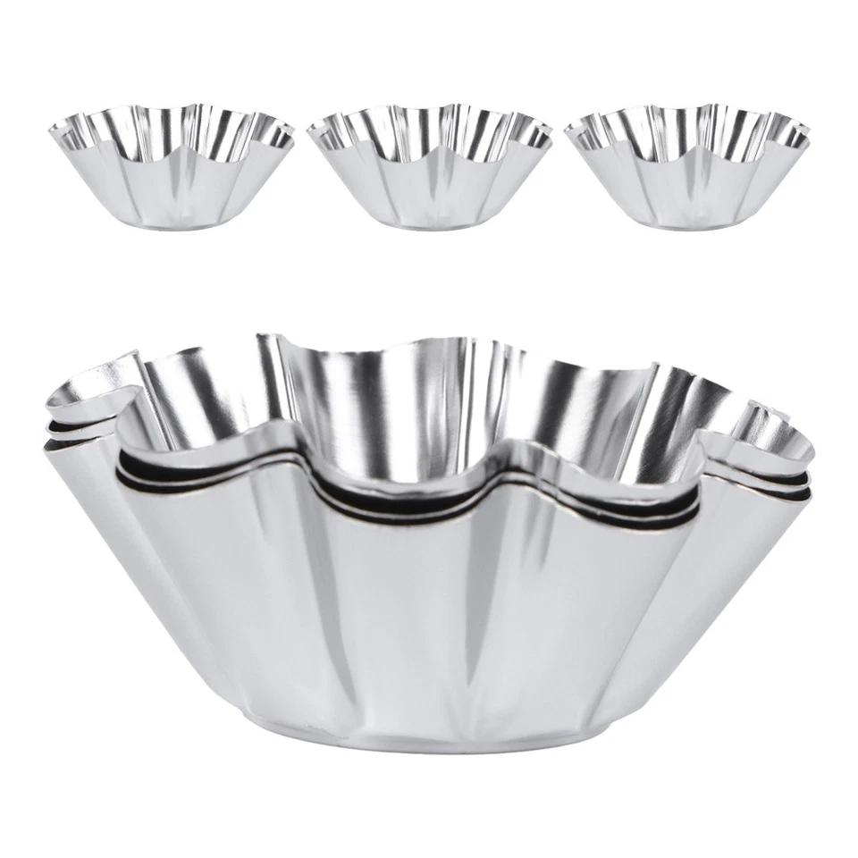  6 Pcs Puto Molder Non-stick Baking Cups Cupcake Teglia Teglie Per La Cottura - Immagine 4 di 4