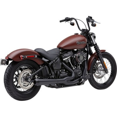 Cobra El Diablo Exhaust - Black - '18-'19 FLHC/FLSB 6479B