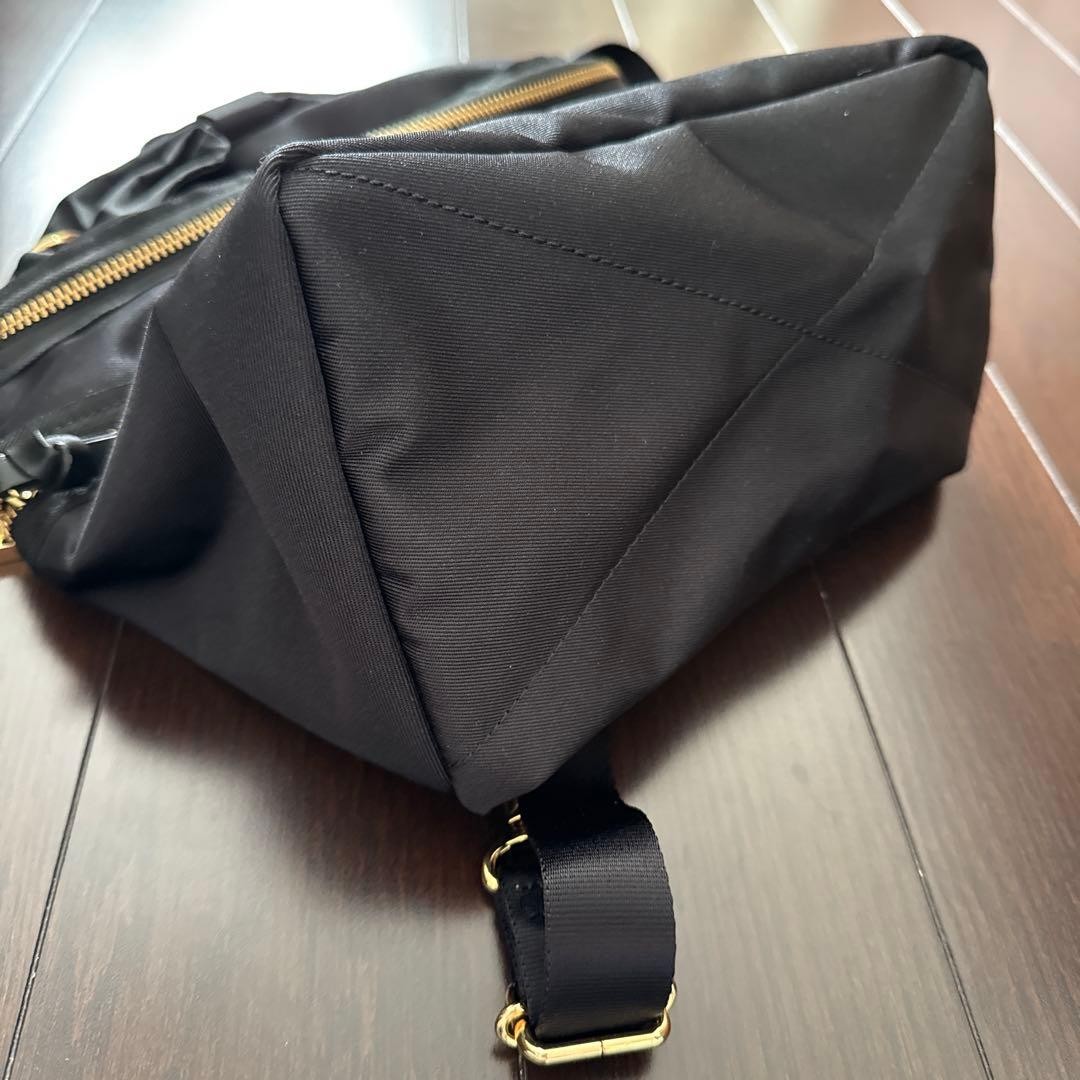 LANVIN Black Nylon Backpack Adjustable Straps Nea… - image 3